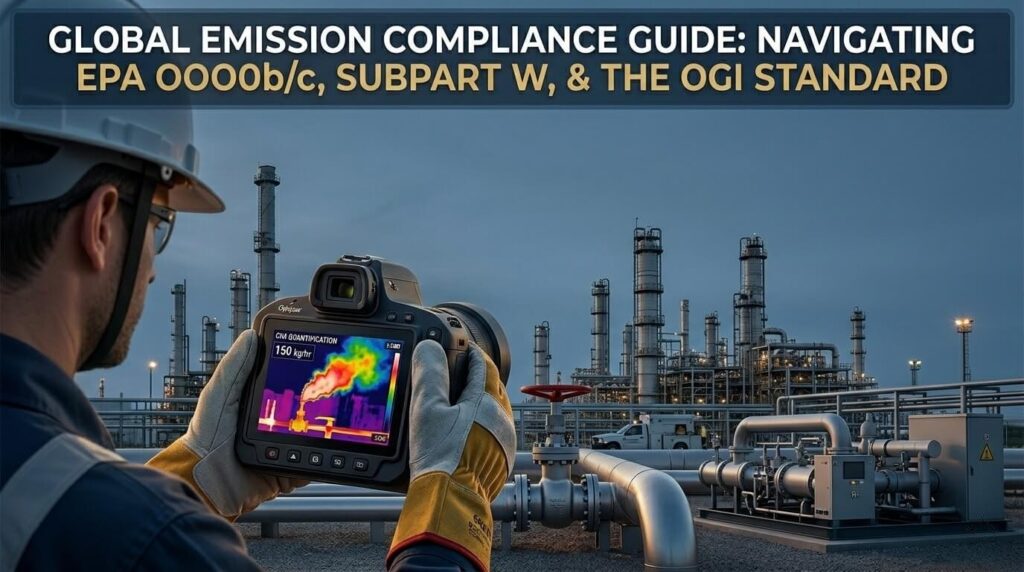 The Comprehensive Guide to Global Emission Compliance: Navigating EPA OOOOb/c, Subpart W, and the New OGI Standard